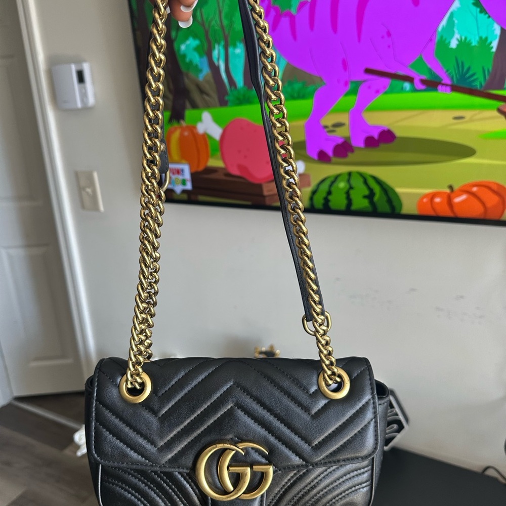 Black Quilted Shoulder Bag